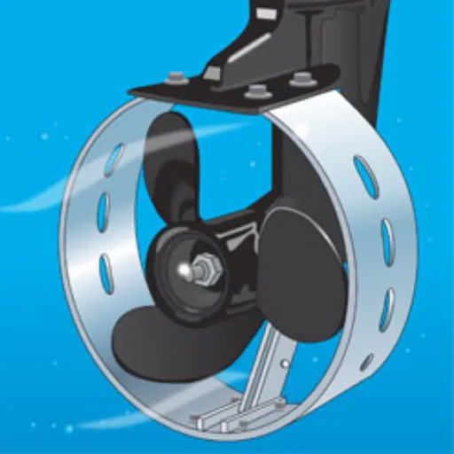 equipment on a boat to prevent propeller strike injuries
